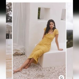 Free People Free-est Natalya Solid Midi Dress